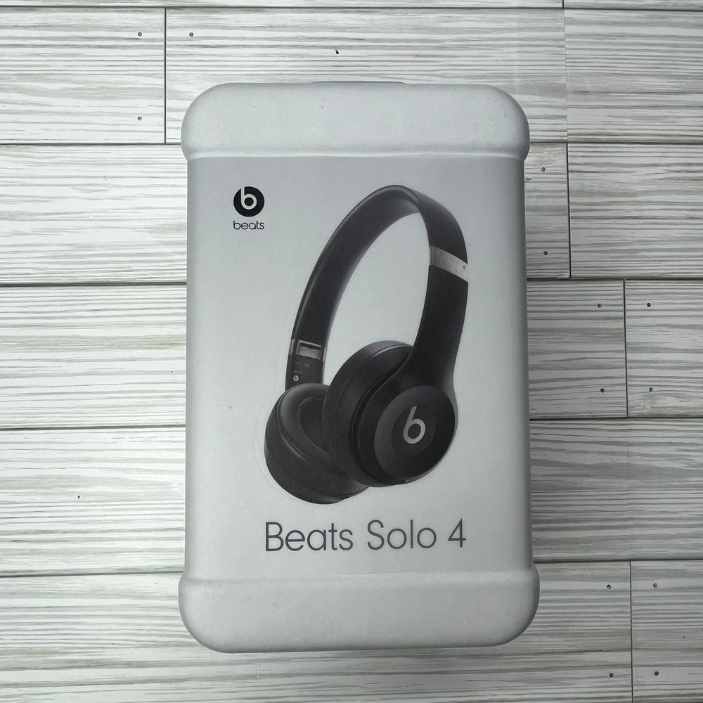 Beats Solo 4 Wireless On-Ear Headphones Matte Black MUW23LL/A A3140 New Sealed